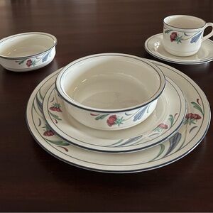 Lenox Poppies on Blue China
